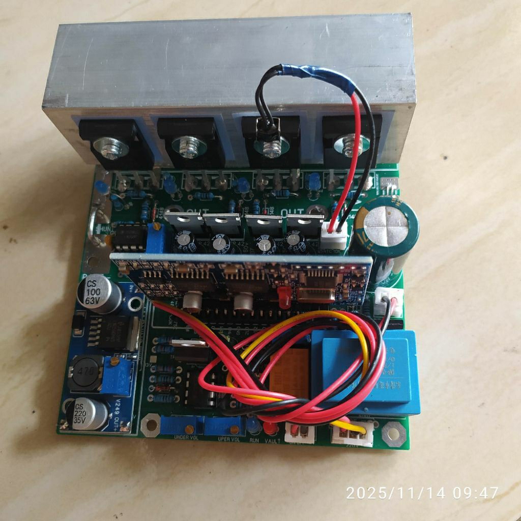 kit inverter pure sine wave 72v tinggal pasang trafo