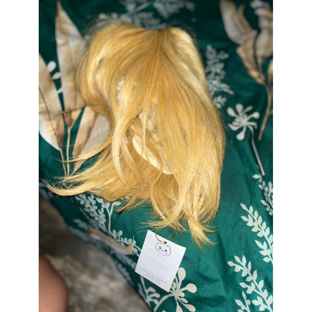 wig blonde twintail 90cm