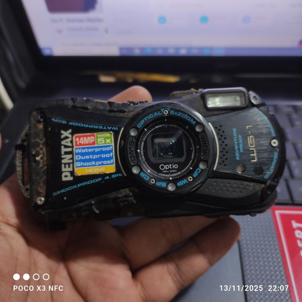Kamera Digital Pentax Optio WG-1 kamera saku Cek Deskripsi