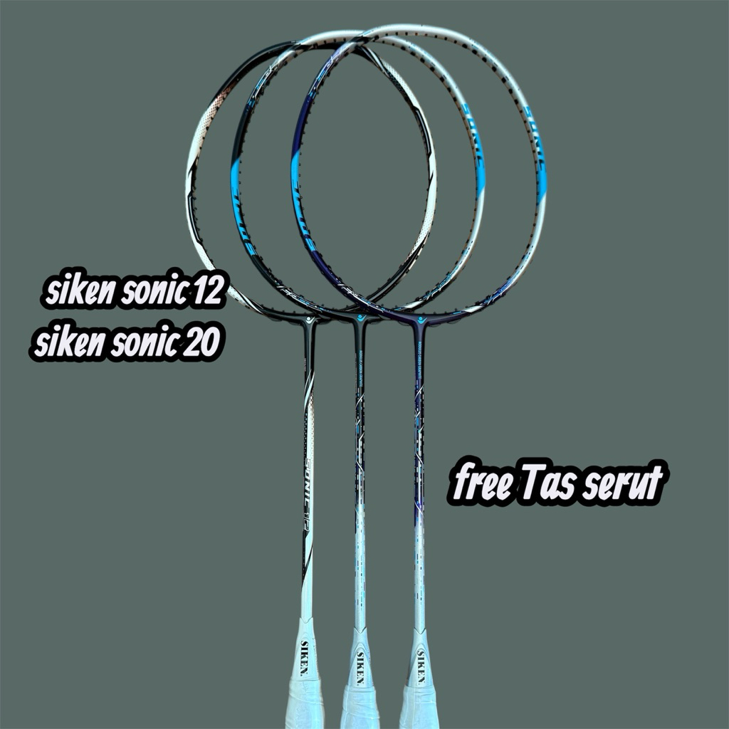 RAKET BADMINTON SIKEN SONIC 12 & 20 original