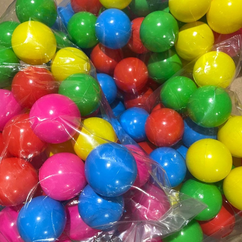 50 Pcs bola mandi ukuran kecil / bola mandi ukuran kecil warna warni