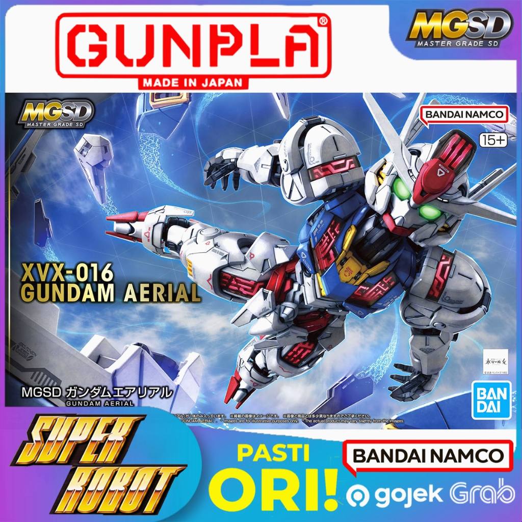 BANDAI MGSD XVX-016 Gundam Aerial - MG SD Master Grade Super Deformed
