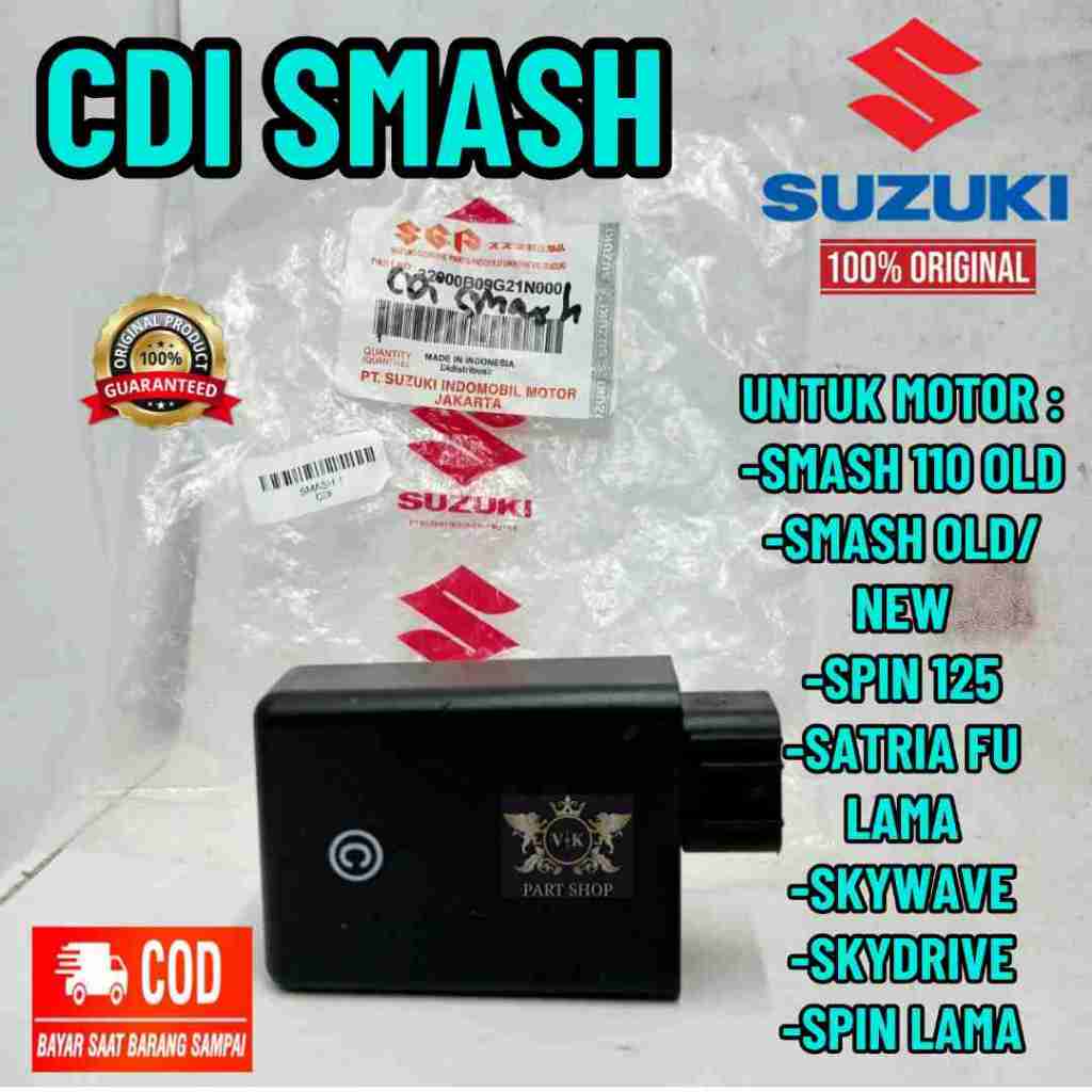 ORIGINAL ASLI CDI SMASH ASLI Suzuki Smash/Satria FU/Spin/Skywave/Skydrive BERKUALITAS ASLI 100% ORI.