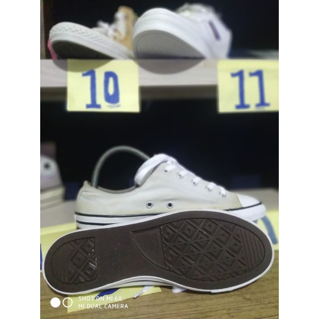 Converse All Star Low Putih 39-250 Original Second