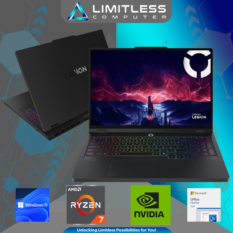 Lenovo LEGION 5 PRO RTX 5060 Ryzen 7 8745HX 24GB 1TB 16" WQXGA OLED Win 11 OHM 2024 Laptop Gaming