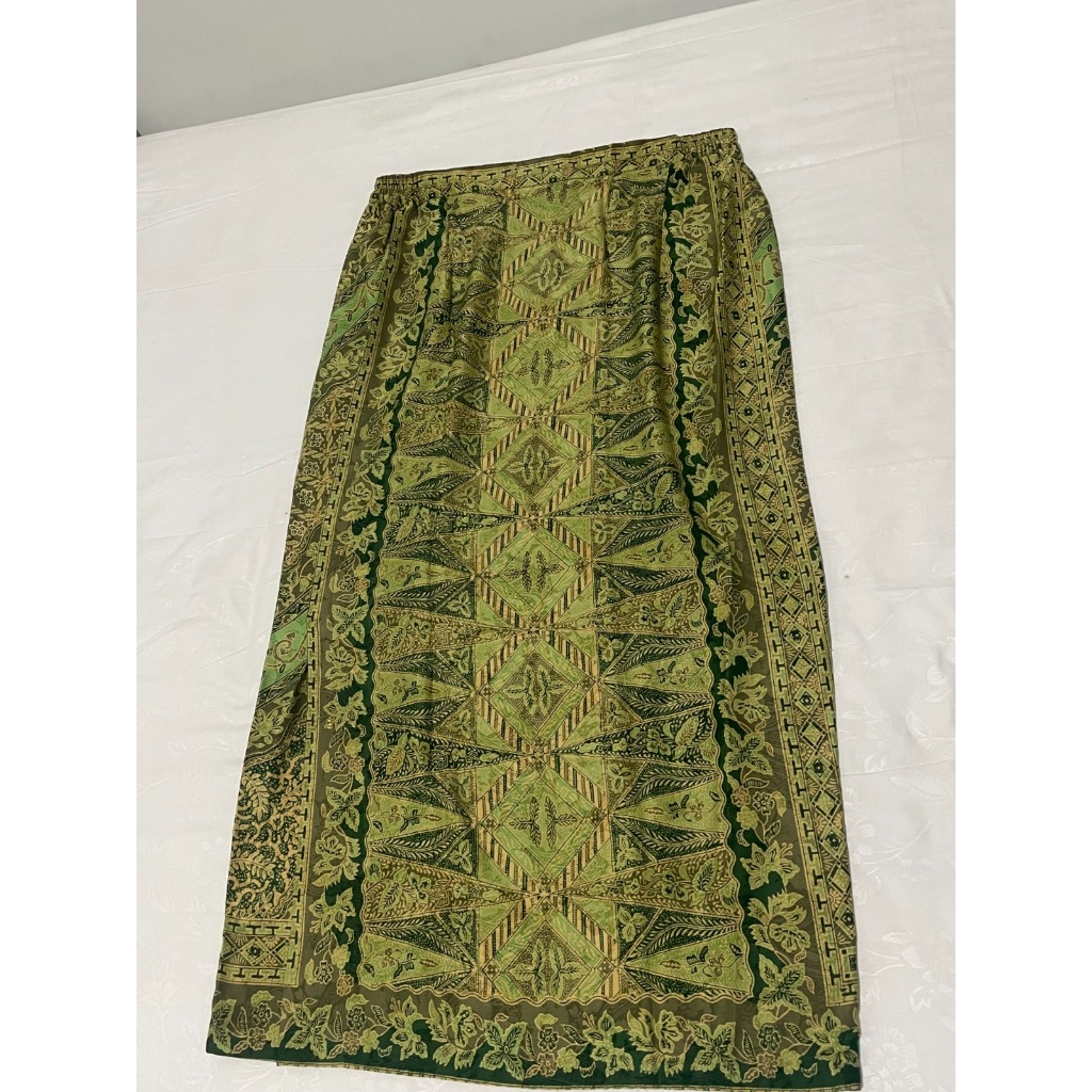Rok Batik Bawahan Kebaya | Rok Batik Hijau | Rok Tradisional | Preloved Rok Kondangan
