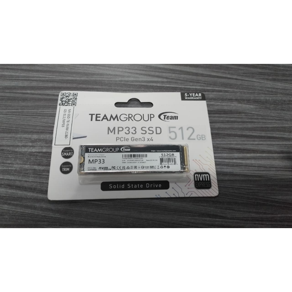 SSD TEAM 512GB MP33 NVME