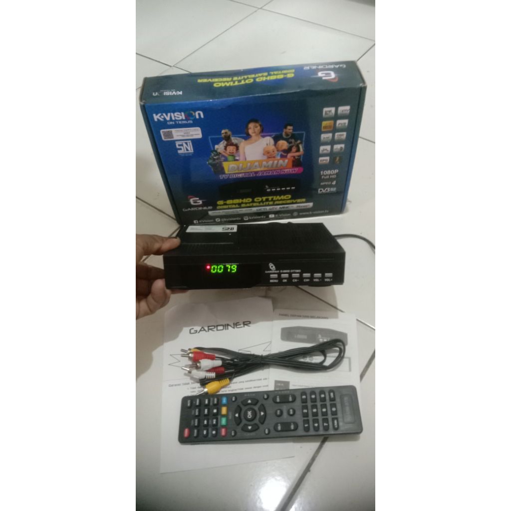 resiver rekomendasi k vision.seken normal