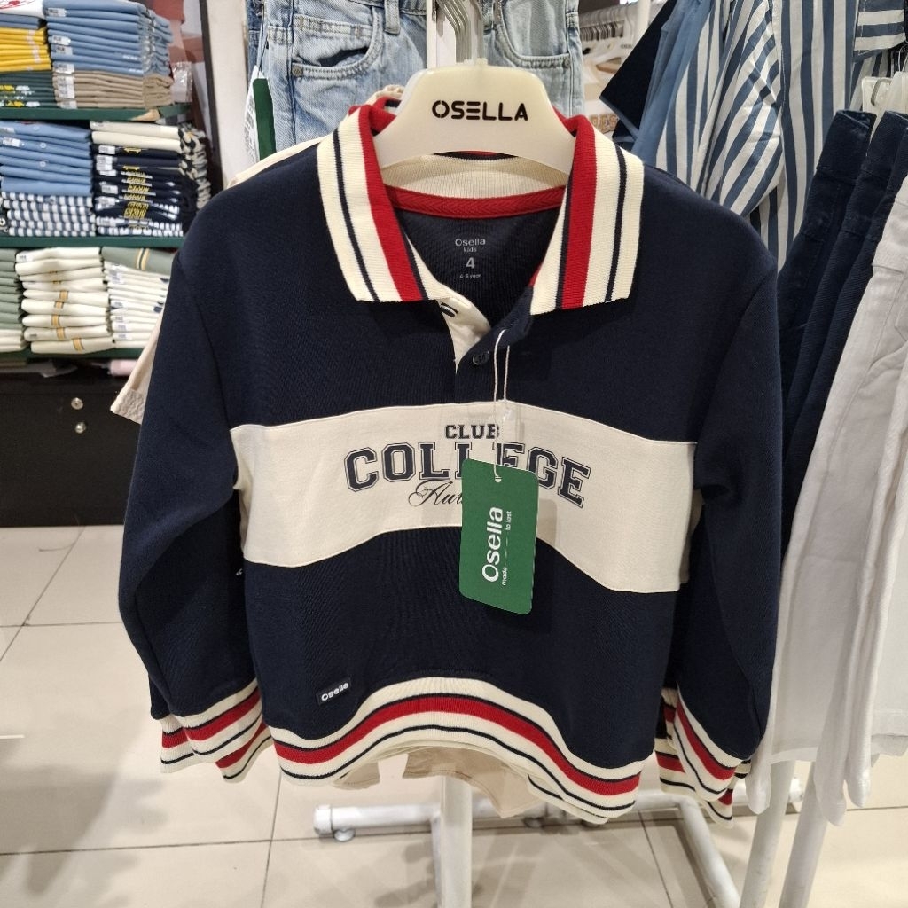 Osella Baju Anak Laki-laki Sweater Lengan Panjang Original