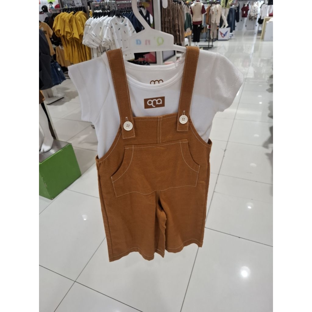 QNA Baju Setelan Anak Perempuan usia 1-4 Tahun Bahan Cotton
