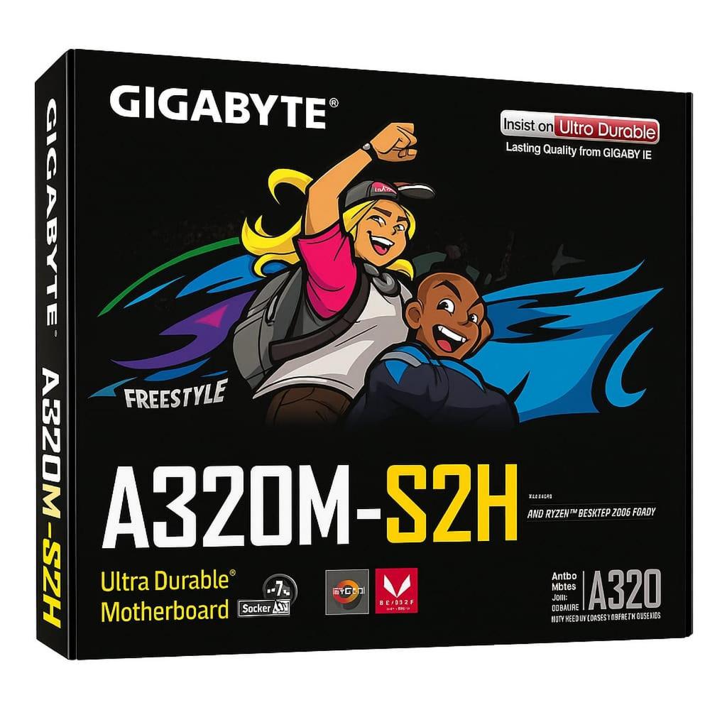 Motherboard Gigabyte A320M-S2H - Socket AM4 Mobo A320M