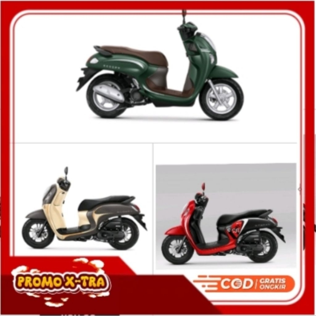 kulit jok motor Scoopy original