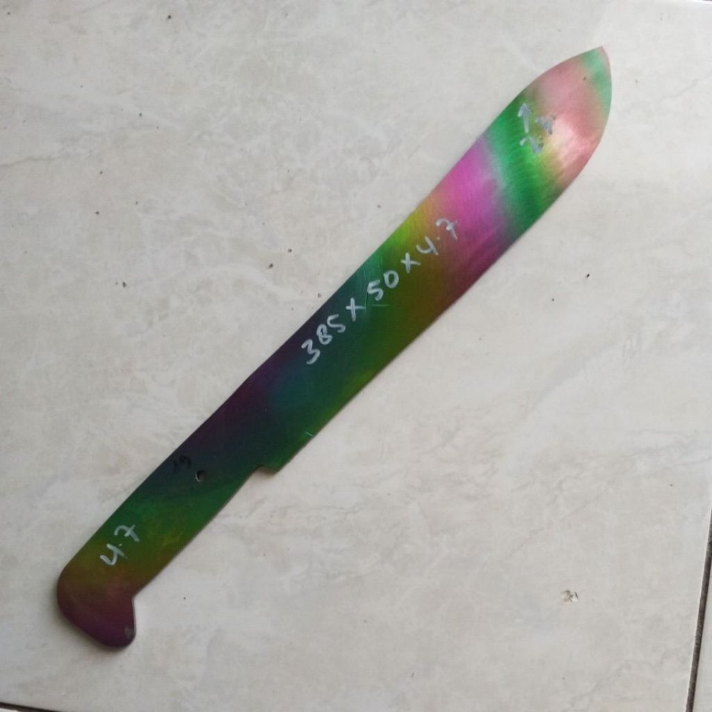 BAHAN BAJA D2 PELANGI 380X50X4,7