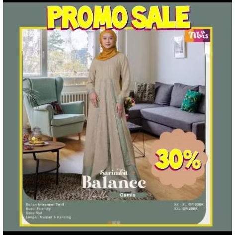 Belance Gamis Vanilla Nibras Spesial Promo Diskon