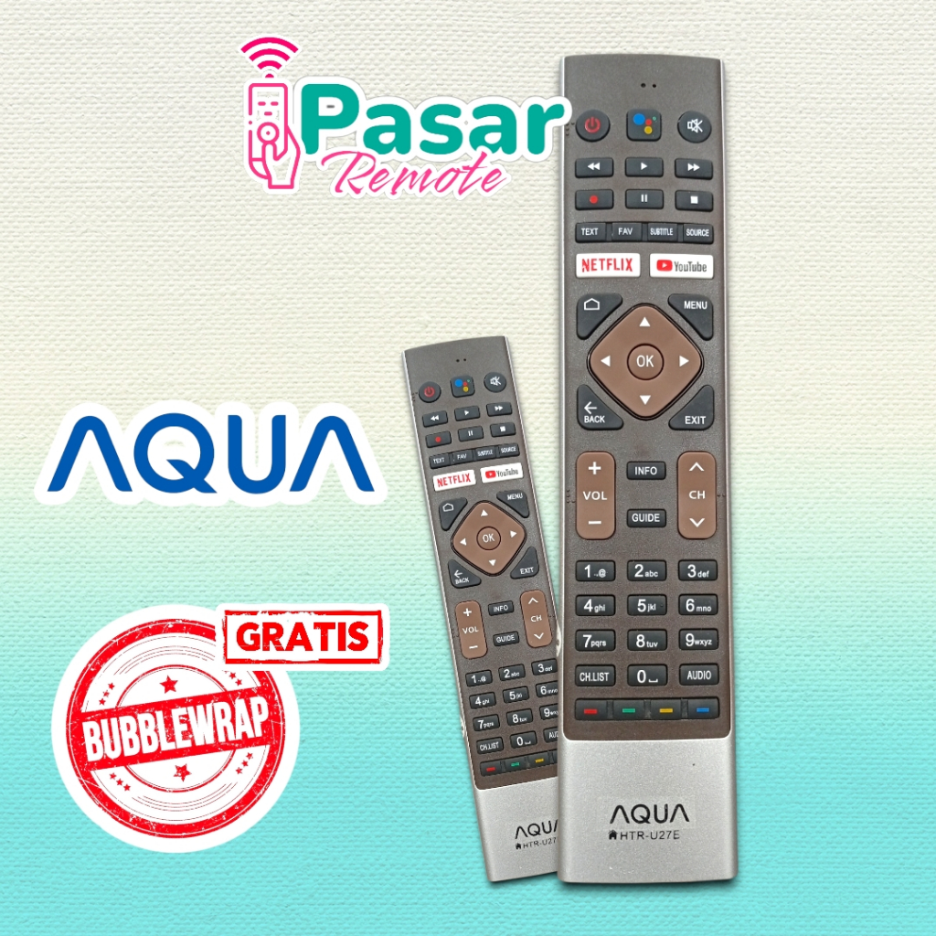 REMOTE TV AQUA SMART ANDROID