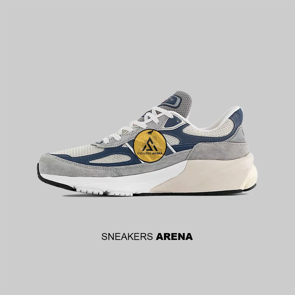 Sneakers Sepatu ENBE 990 V6 U990TC6 Made in US Grey Navy Original