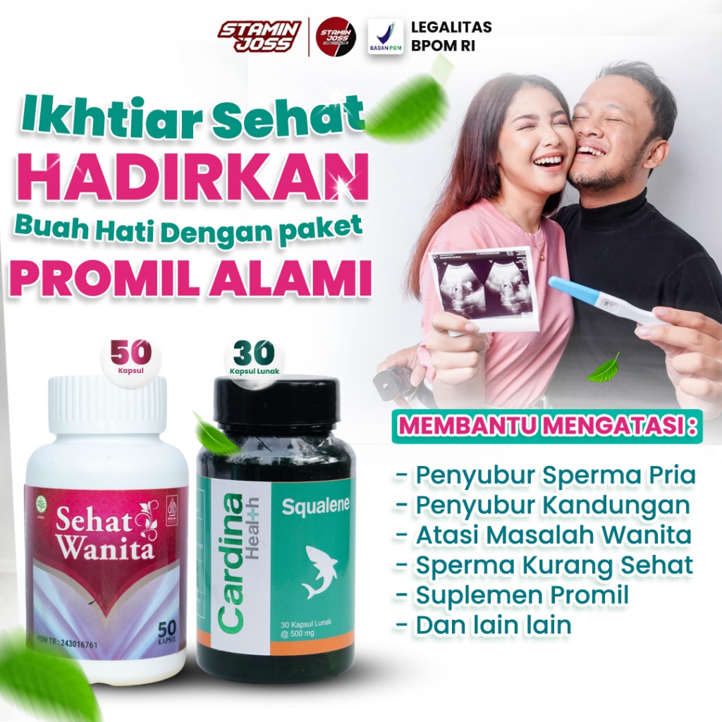 Paket Promil Cepat Hamil Obat Penyubur Kandungan Pengental sperma pria yg buat promil penambah sperm