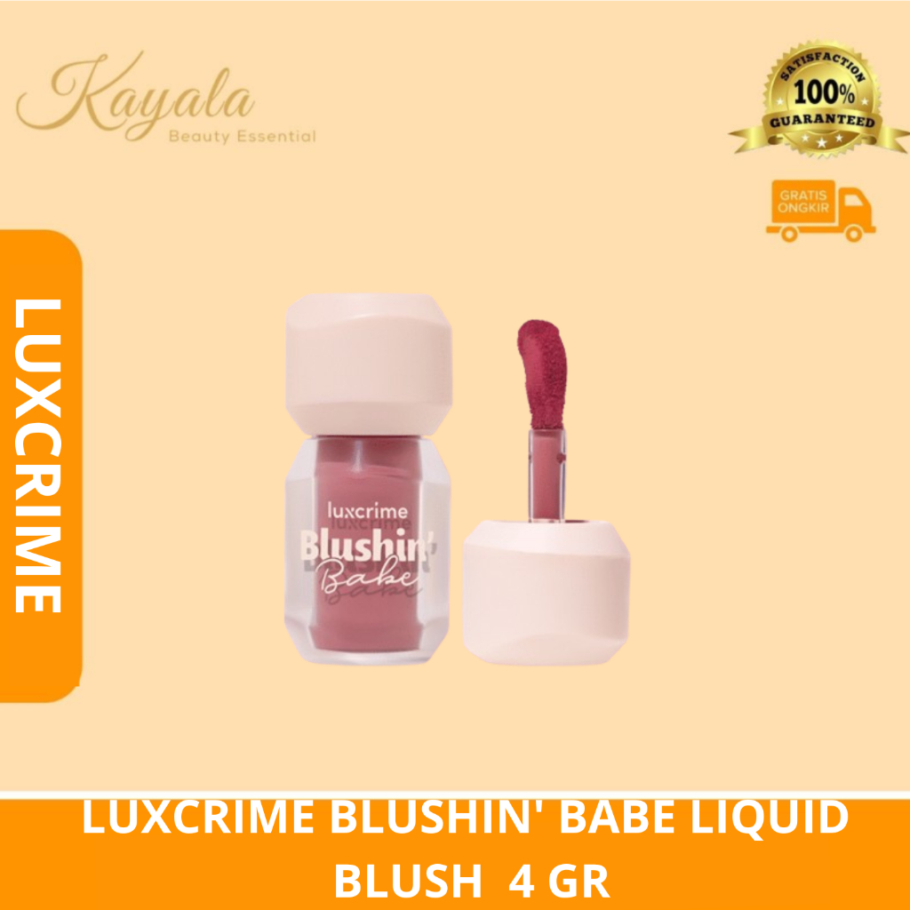 LUXCRIME BLUSHIN' BABE LIQUID BLUSH SHE'S 4 GR