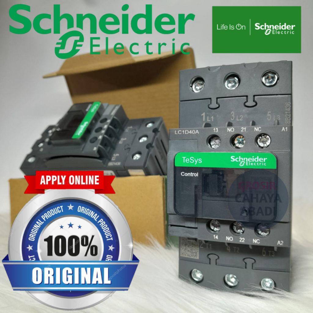 contactor schneider 60a lc1d40ad7 42vac 3p kontaktor Schneider lc1d40d7 kontaktor lc1d40d7 kontaktor