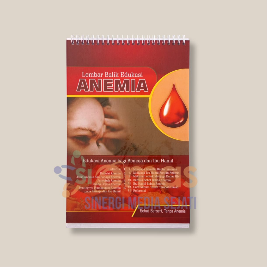 Lembar Balik Edukasi Kesehatan - Lembar Balik Anemia | Media Edukasi Anemia