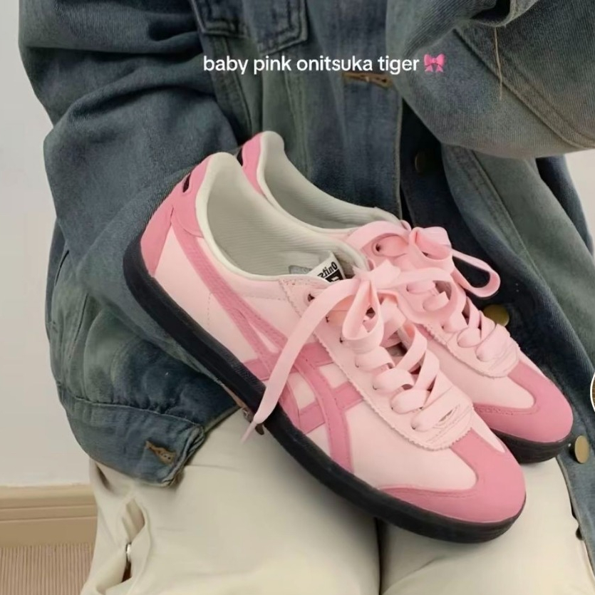 Onitsuka Tokuten Tiger Baby Pink Sepatu Sneakers Wanita Pria Premium Quality