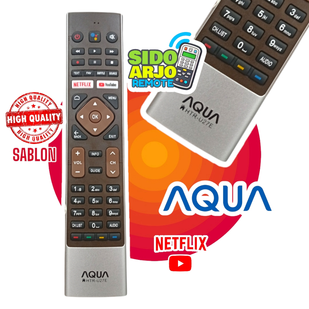 REMOTE TV AQUA SMART ANDROID