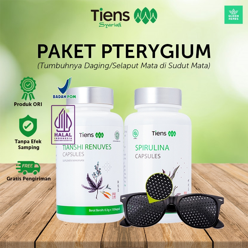 Paket Penyakit Mata Tiens - PTERYGIUM | PINGUECULA