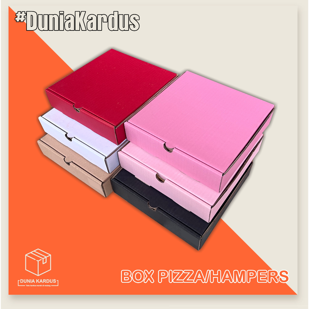 Box Pizza/hampers 21x21x5 cm | PIZZA POLOS | BOX HAMPERS | BOX PACKING | BOX KADO | BOX PIZZA | BOX 
