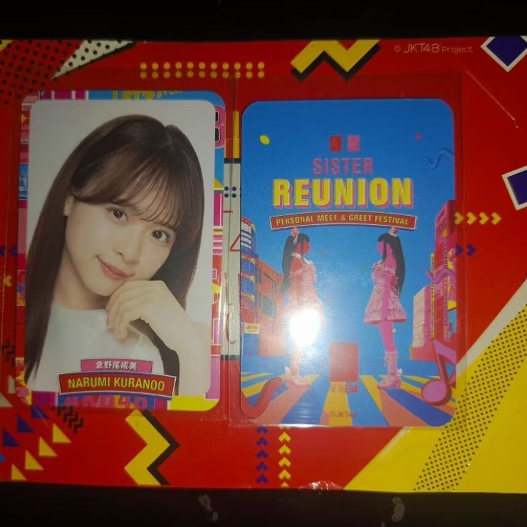 KURANOO NARUMI PHOTOCARD AKB48 SISTER REUNION ORI