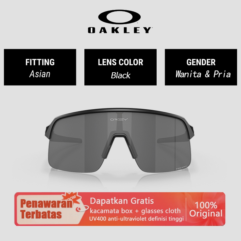 Kacamata Hitam Oakley Original 100% SUTRO 9463 9406 Square Black Orange Blue Wanita Pria Sunglasses