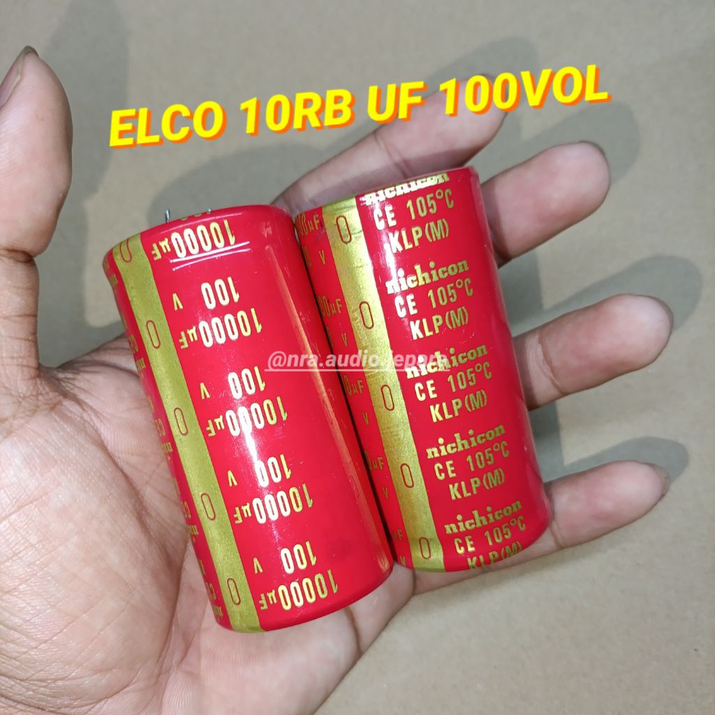 ELCO NICHICON 10.000UF 100VOL ELCO 100VOL