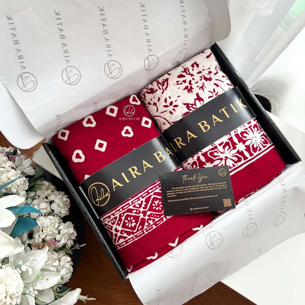 AIRA BATIK - Hampers Lebaran Couple Batik Katun Premium Mewah dan Elegan