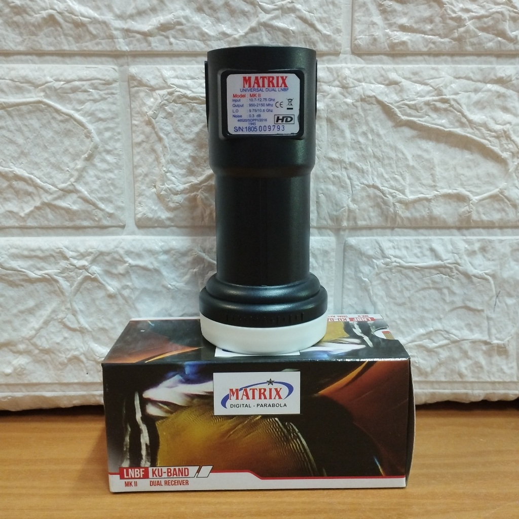 LNB MATRIX MK II LNBF KU BAND DUAL RECEIVER