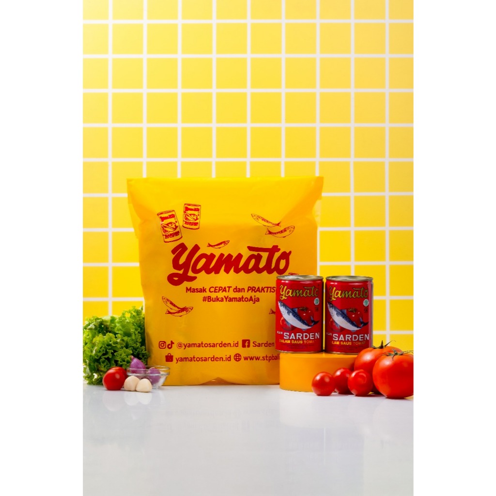 Sarden Yamato Saus Tomat 425gr - Paket 2 pcs (2 Kaleng Besar)