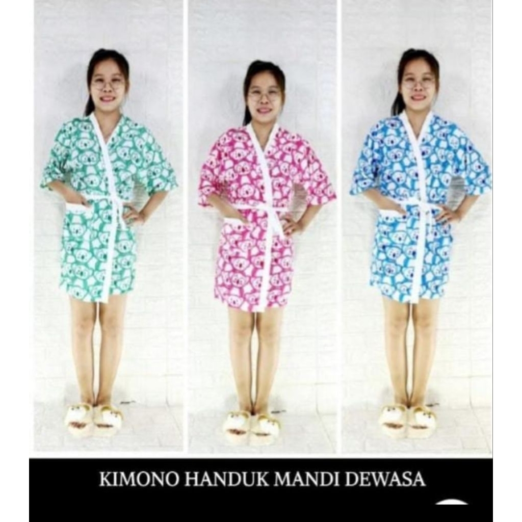 Baju Handuk Kimono wanita dewasa