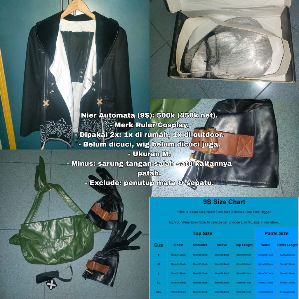 Costume 9S dari Nier Automata (Second, Ruler Cosplay)
