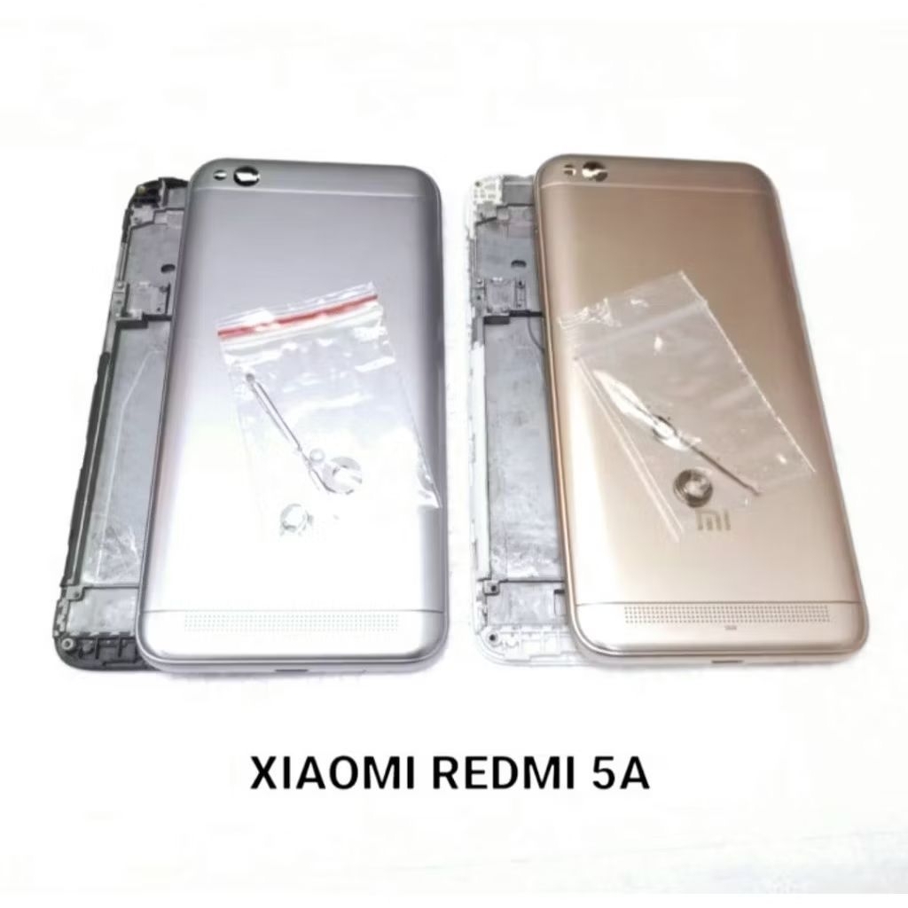 Housing Casing Kesing Full Set Xiaomi Redmi 5A 2 SIM BackDoor Tutup Belakang + Frame LCD 5A Fullset