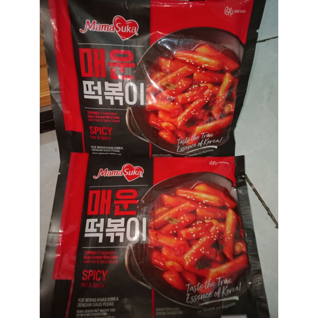 mamasuka toppoki spicy 132gr