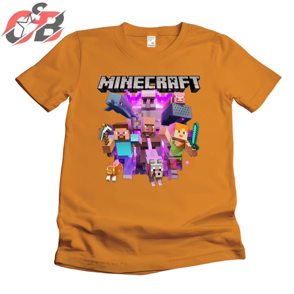 BAJU ANAK KAOS ATASAN MINICRAFT