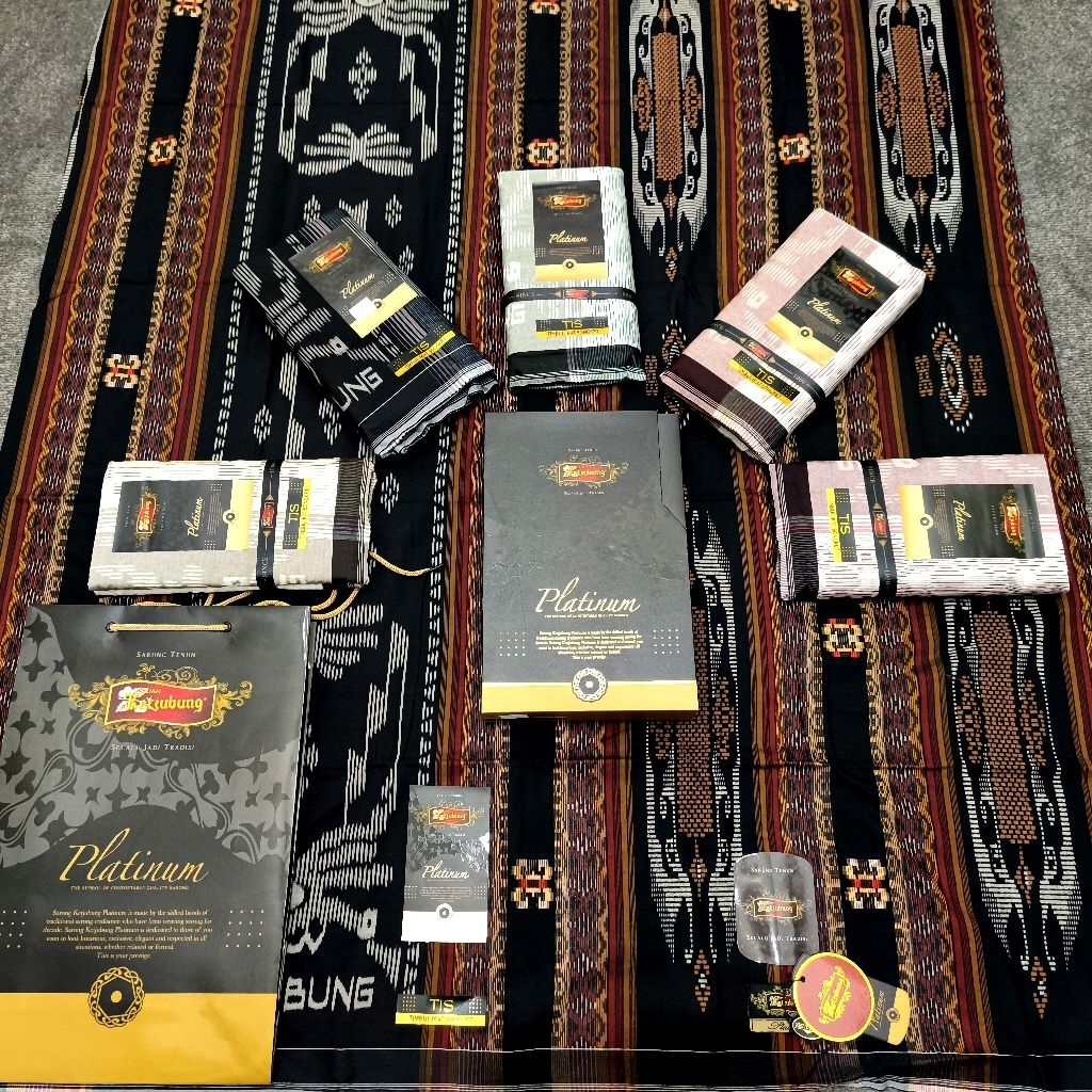 sarung ketjubung platinum TIS gold