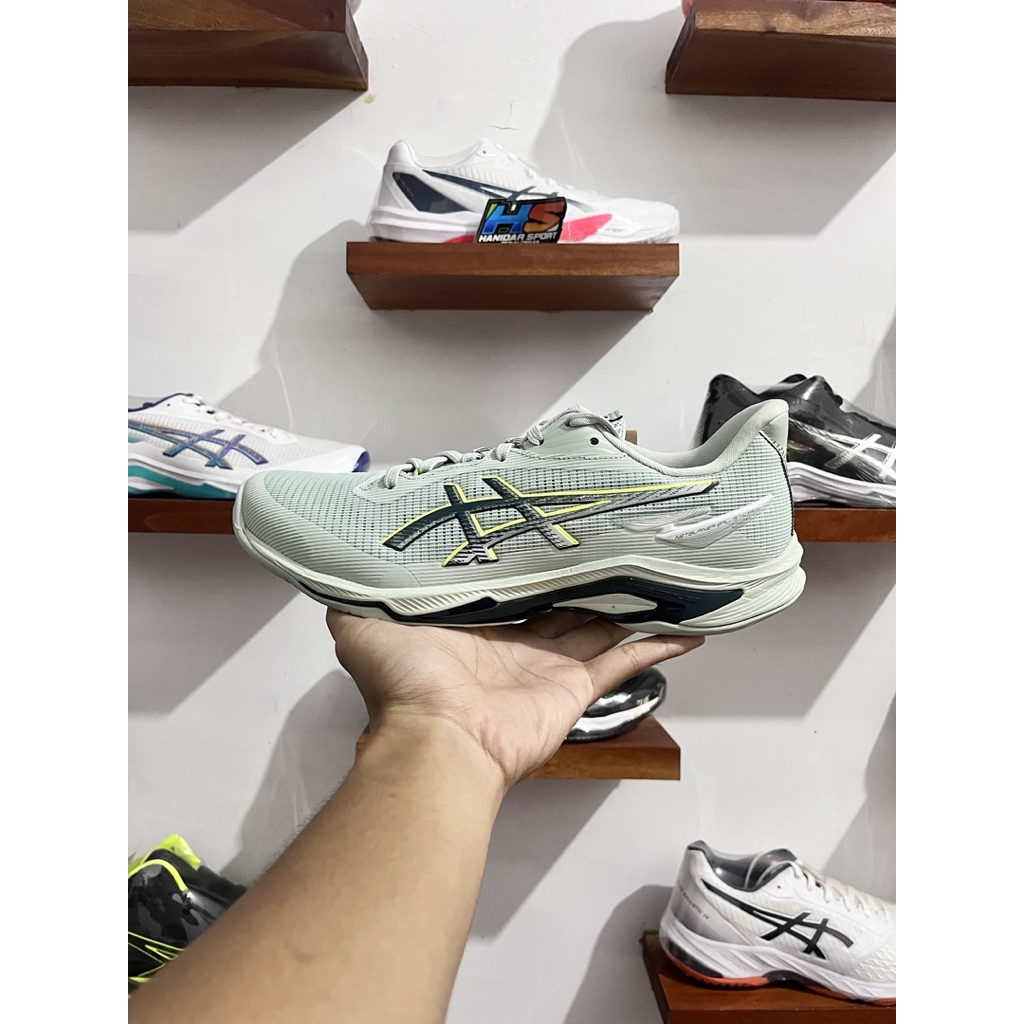 Asics Netburner Ballistic FF 4 Original - Lichen Rock/Tranquil Teal
