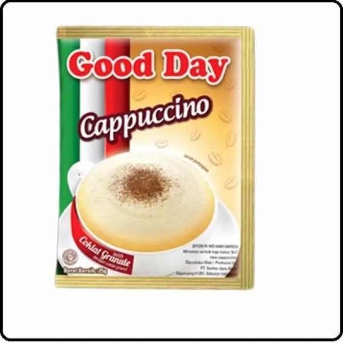 CAPPUCINO Good Day 1 Dus isi 12 Renceng x 10 Sachet