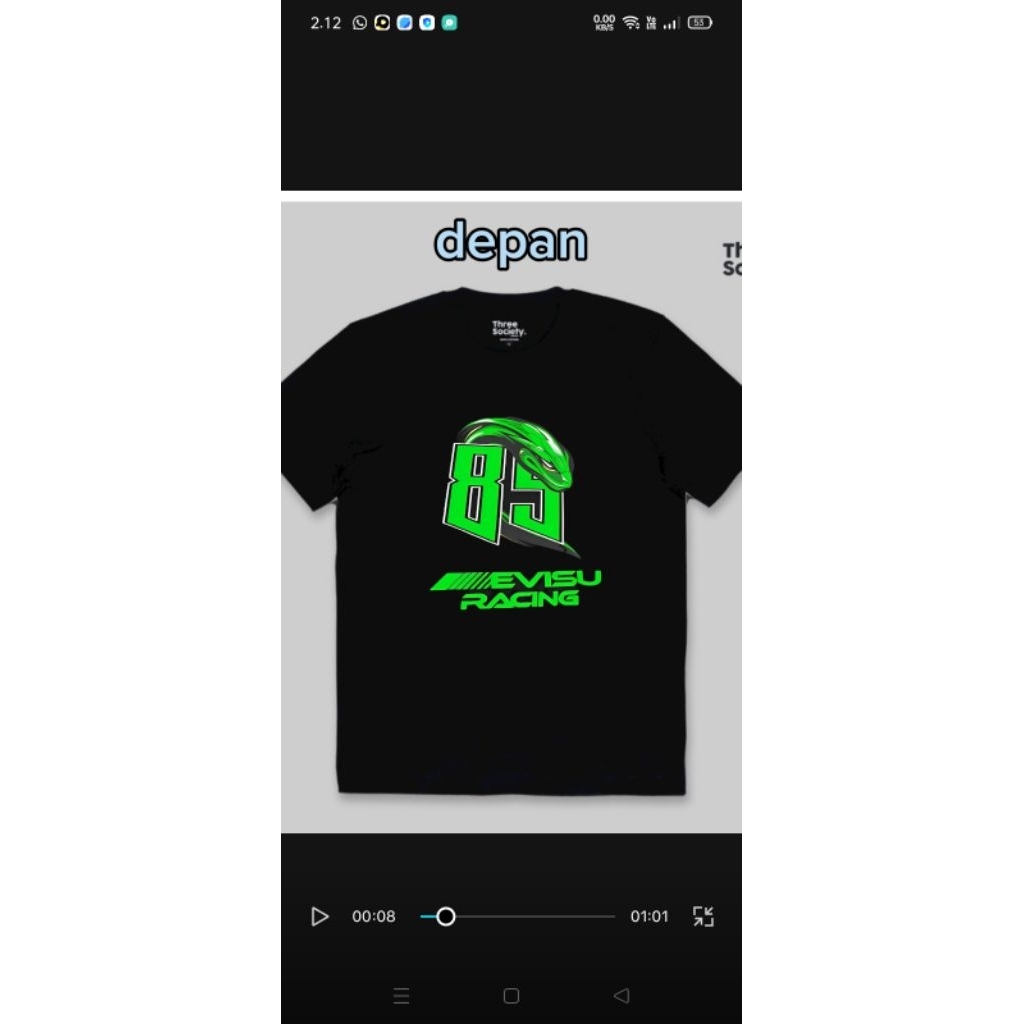 kaos Wang yibo evisu