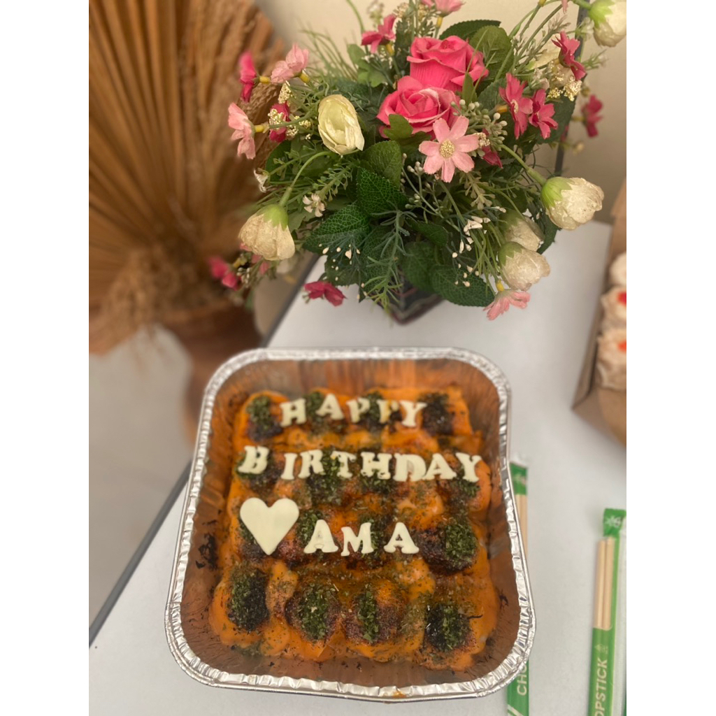 Dimsum Mentai custom birthday / ucapan  lainnya