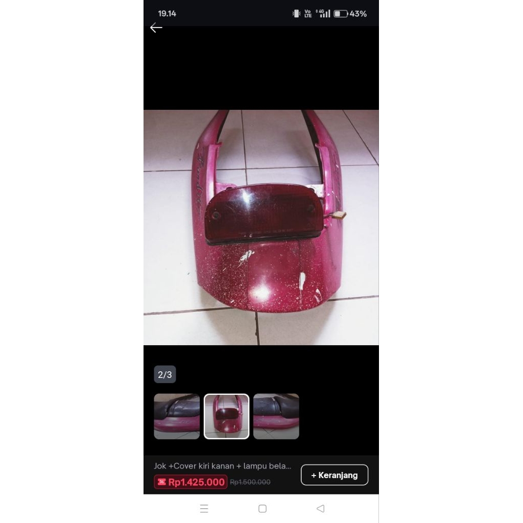 Cover kiri kanan bandit 400 GSF 400