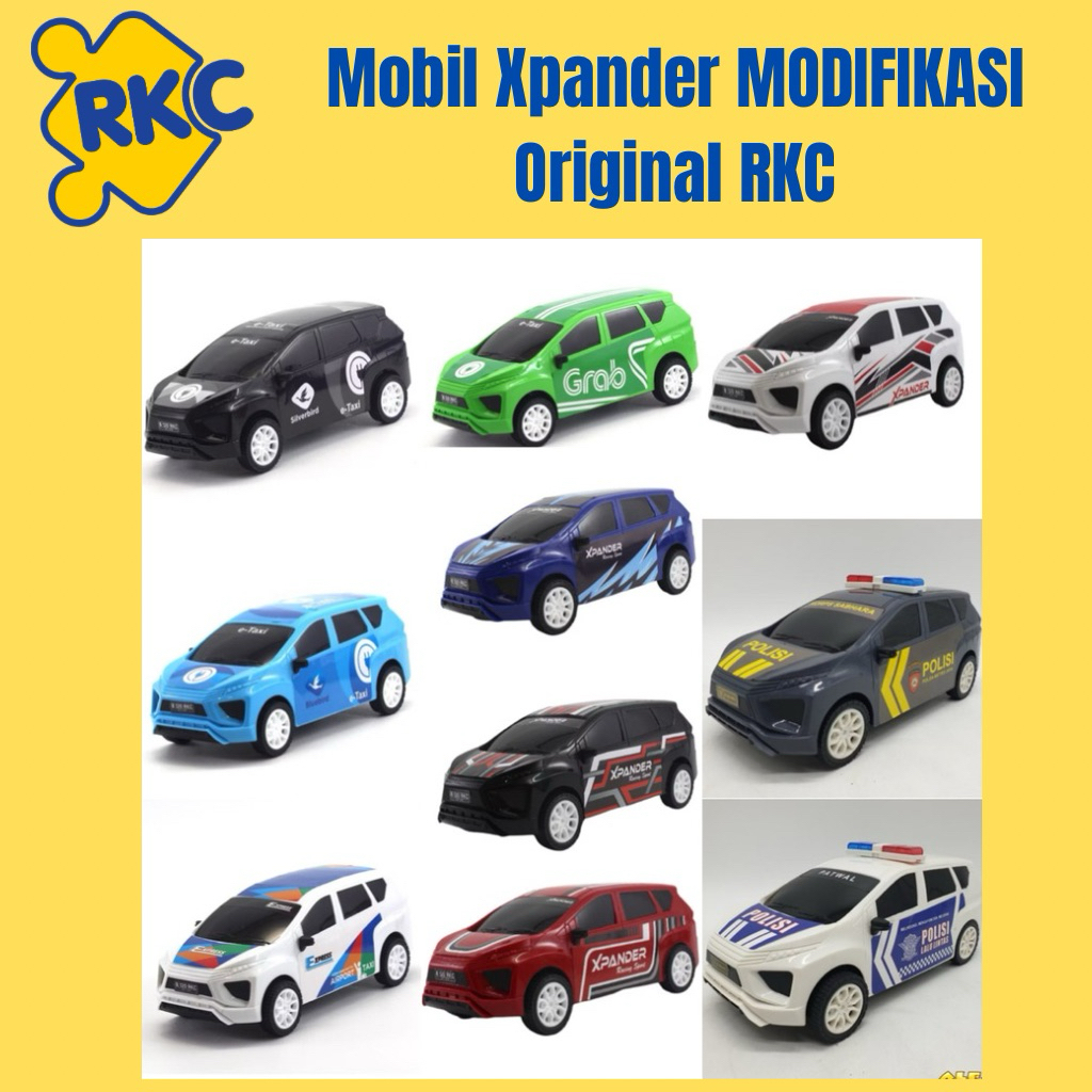 Mainan anak mobil xpander ORIGINAL RKC miniatur modifikasi mobil 2171-1-2-3 mobil dorong