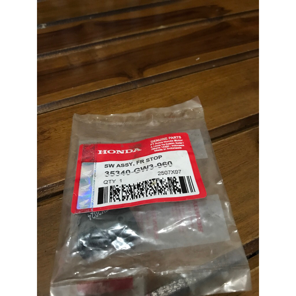 Switch rem depan Beat Fi stater halus