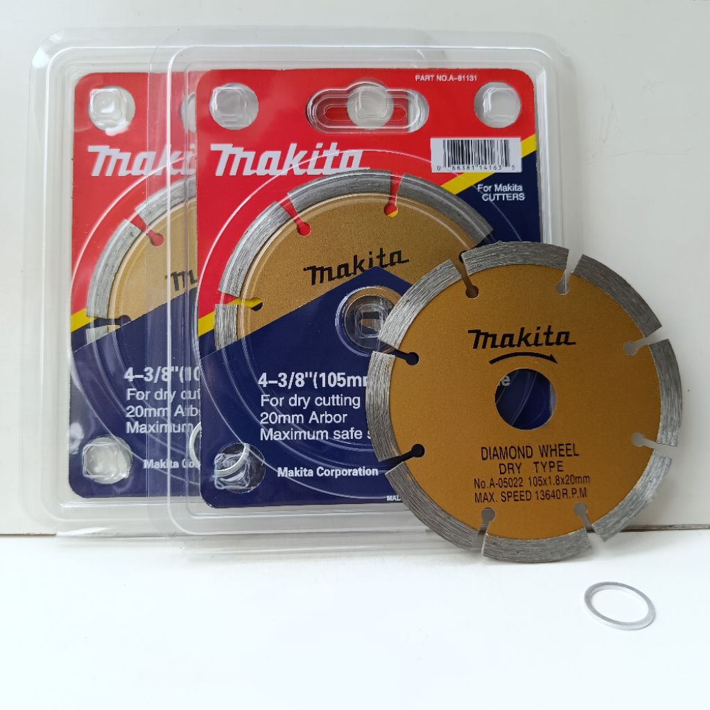 MATA GERINDA PEMOTONG KERAMIK BETON UBIN MAKITA 4" TIPE KERING DIAMOND WHEEL PISAU POTONG KERAMIK