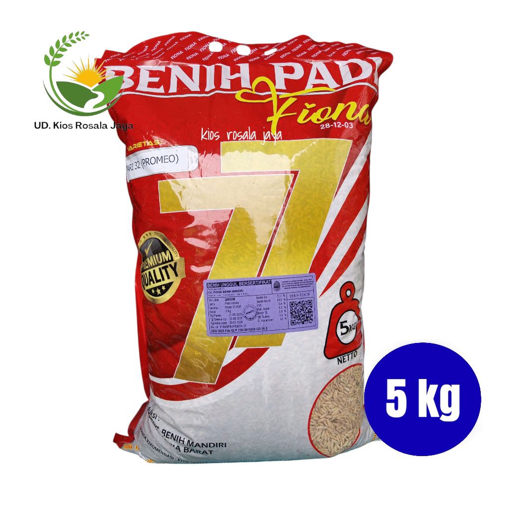 Benih Padi Unggul Inpari 32 PROMEO Lebih Tahan Rebah