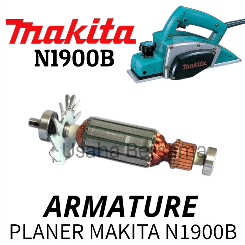ORIGINAL ARMATURE PLANER MAKITA N1900B JEPANG ROTOR MESIN KETAM SERUT MAKITA N 1900 B ANGKER MAKITA 